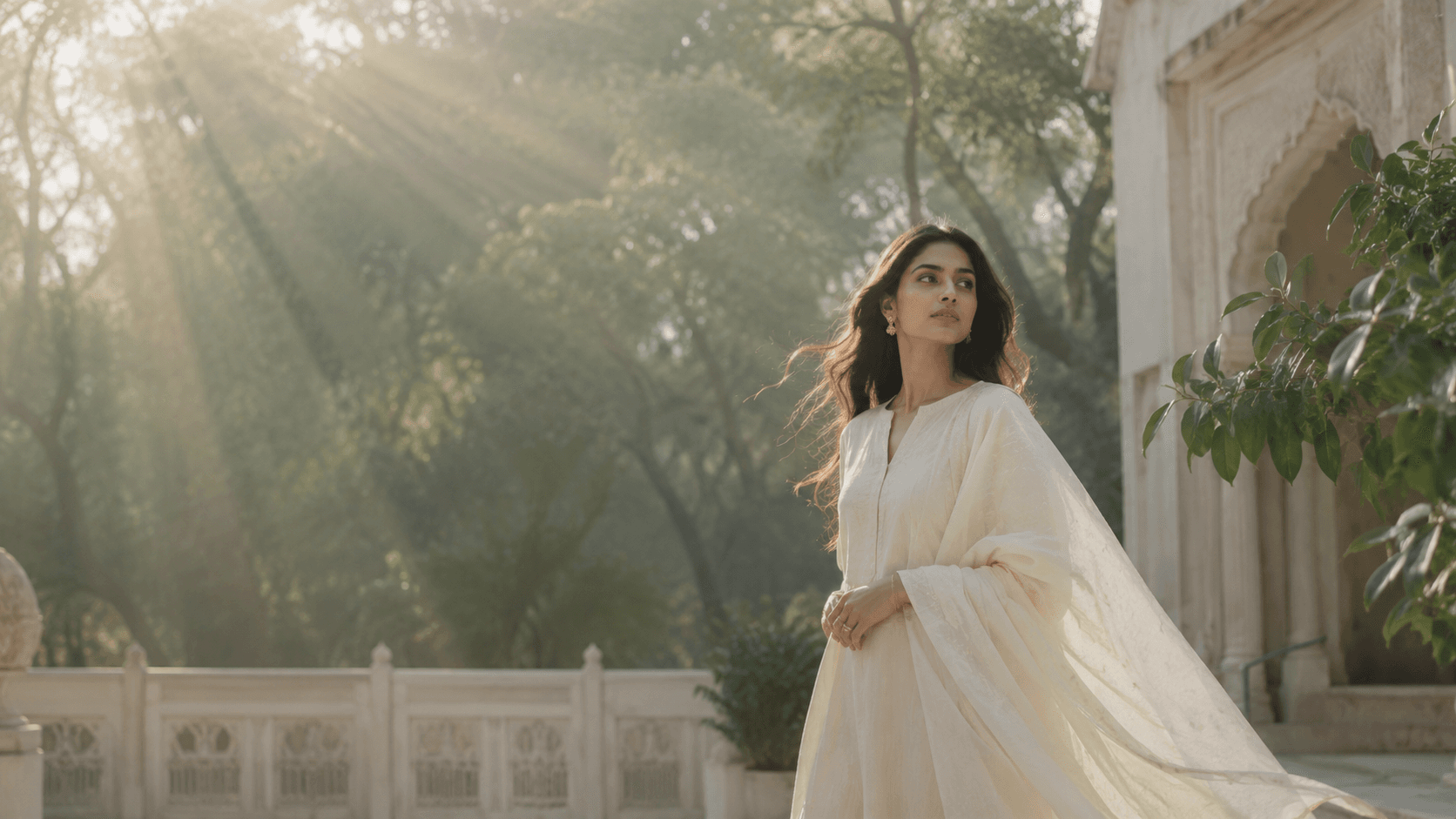 A modern Indian woman representing the evolving identity of contemporary India